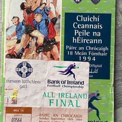 All ireland final 1994 programme & ticket Dublin v Down