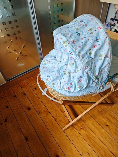 Baby Moses basket boy Blue
