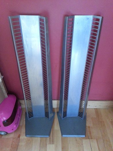 2 bluray dvd towers