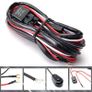 Car Van Camper Truck Auto Driving Fog Spot light Wiring Harness Kit LED Work Button Light Bar Cable 40A 12V Image 2