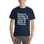 Liverpool Klopp, Alisson, Van Dijk, Salah, Mane, Firmino Mens 100% Cotton T-Shirt Image 9