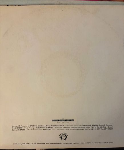 Rudy Heaven Must Be Missin An Angel 1992 Italian 12 inch Eurobeat Hi-NRG