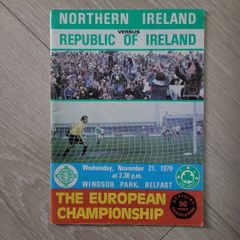 Northern Ireland v Rep of Ireland 1979 Official Programme