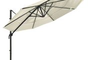 4-Tier Parasol with Aluminium Pole Sand 3x3 m