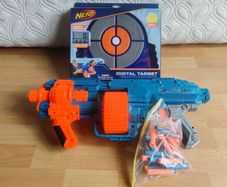 Nerf gun and digital target