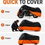 XXXL Waterproof Motorbike Cover UV Dust Protection Image 5