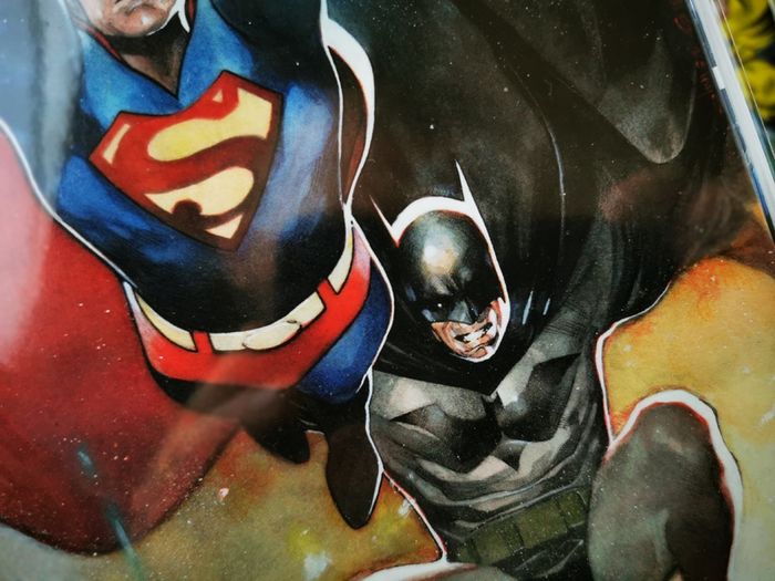 Batman Superman ! Issue #4 ! Rare Olivier Coipel Card Stock Variant Cover ! First Appearance of Secret Six ! 2020 ! by DC Comics !