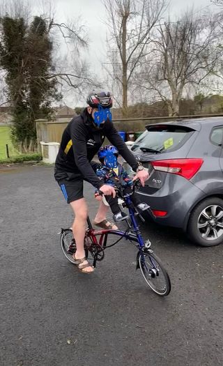 Brompton front child seat