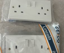 NEW Two Cesco Lincoln/Iona switched sockets