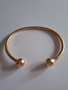 Gold Torc Bangle
