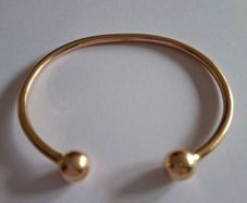 Gold Torc Bangle