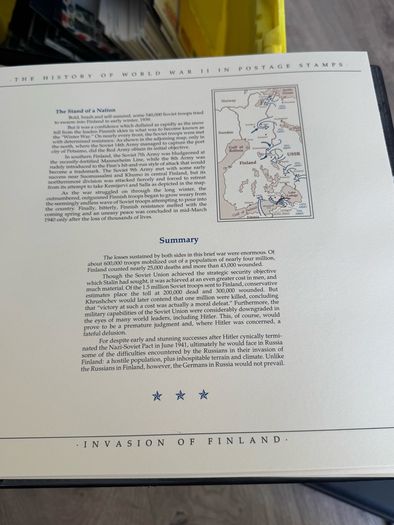 The History of World War II in post stamps