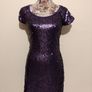 Purple Sequin Occasion Dress, New With Tags, Image 2