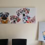 Colourful Painting - Dogs with glasses Image 2