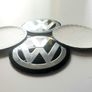 Set 4x 56mm Volkswagen Aluminium Stickers Wheel Centre Cap Sticker 56 Image 2