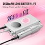 Nail Drill Electric Manicure Nail Clipper 40000rpm File Machine LCD Image 2