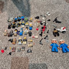 Lego man figures, mix plus gadgets