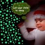 453 Pieces Fluorescent Wall Ceiling Sticker Glow in The Dark Stickers Moon Stickers Ceiling and Wall 3D Wall Stickers Luminous Adhesives Decals for Room, Wall, Bedroom (Green) Brand: Outus Image 3