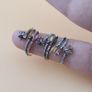 Vintage Tourmaline 925 Silver Rings Lot 4 Image 7