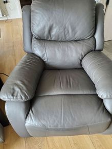 Faux Leather Recliner Riser
