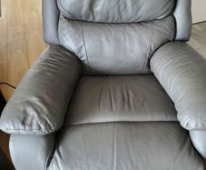 Faux Leather Recliner Riser