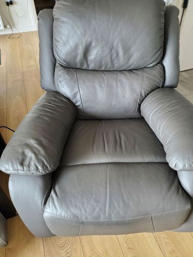 Faux Leather Recliner Riser