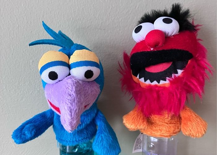 Disney, The Muppets , Animal and Gonzo Hand/ Finger Puppets