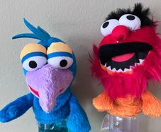 Disney, The Muppets , Animal and Gonzo Hand/ Finger Puppets
