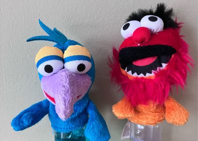 Disney, The Muppets , Animal and Gonzo Hand/ Finger Puppets