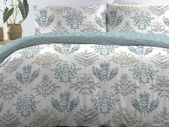 Easy Care Duvet Cover Set - King Bed Size in Duck Egg