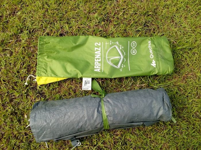 Quechua Camping Tent and Sleeping Bag