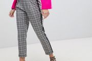 Check trousers