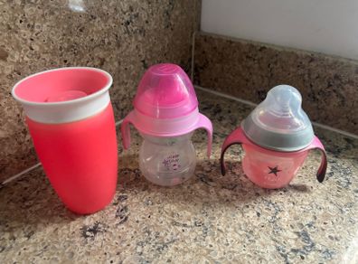 Bundle of transition sippy cups