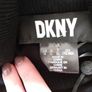 Designer DKNY Polo Neck Knit Jumper - Black - Size L - BNWT RRP 68 Image 3