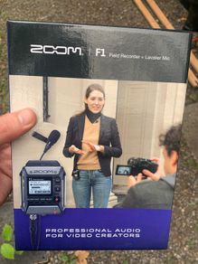Zoom F1 Field Recorder & Clip-on Microphone (BRAND NEW)