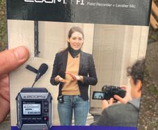 Zoom F1 Field Recorder & Clip-on Microphone (BRAND NEW)