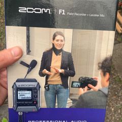 Zoom F1 Field Recorder & Clip-on Microphone (BRAND NEW)