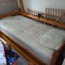 Solid wooden single beds (x2) Image 2