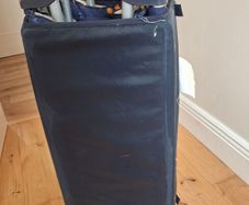 navy Travel Cot