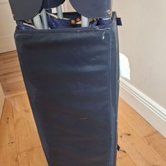 navy Travel Cot