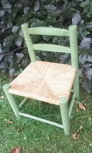 vintage child's chair