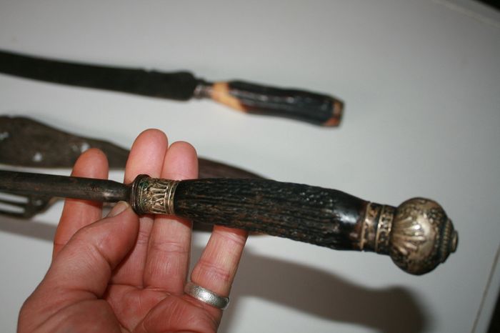 Antique Cutlery Carving Set