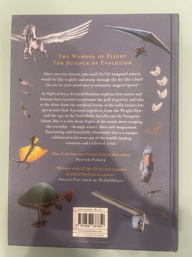 Flights of Fancy by Richard Dawkins. Hardback in good condition.