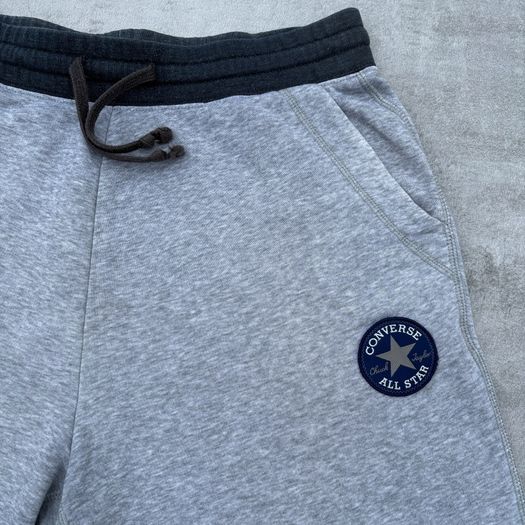 Grey Converse Patch Fleece Shorts