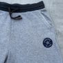 Grey Converse Patch Fleece Shorts Image 3