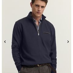 Half Zip Bugatti Sweater