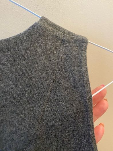 Dunnes grey pinafore (as new) age 11-12