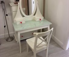 Ikea dressing table and chair