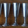 5 silver shot glasses Image 4