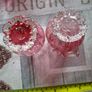 2 Old Cranberry Glass Vases for sale, Postage Available Image 2